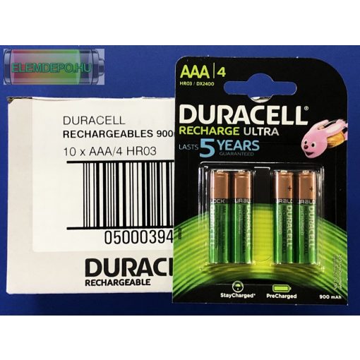 Duracell Rechargeable Ultra AAA akku 900 mAh  Ready to use Precharged NEW