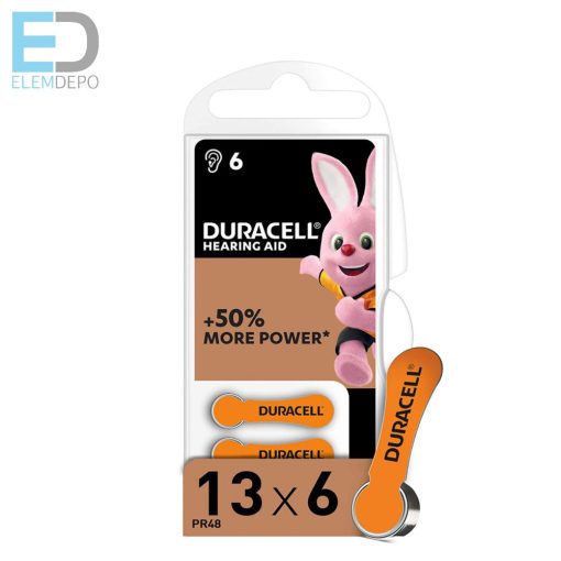 Duracell DA13 +50% Energy hallókészülék  ( 1 db elem )
