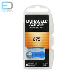 Duracell DA675 N6 ActivAir 1db elem hallókészülék elem