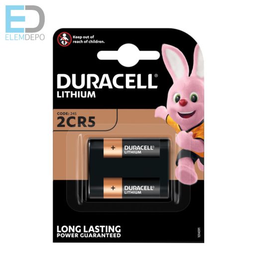 Duracell 2CR5 DL245 6V BL1 Lithium Ultra 