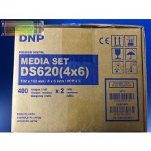 DNP DS620 10 x 15cm ( 4" x 6" )  ( 2 x 400prints ) Media Set