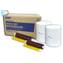   DNP DS620 15 x 20cm (6" x 8" ) 2 x 200 Media set ( 10 x 15cm ( 2 x 400 4"x6"))