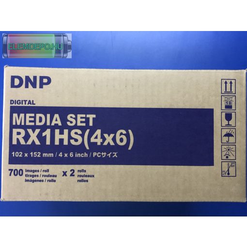 DNP RX1 HS 10 x 15cm  ( 4" x 6" ) 1400 prints Media Set