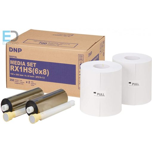 DNP RX1 HS 15 x 20cm  ( 6" X 8" )  2 x 350 Media Set