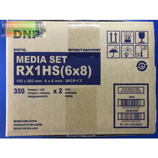 DNP RX1 HS 15 x 20cm  ( 6" X 8" )  2 x 350 Media Set