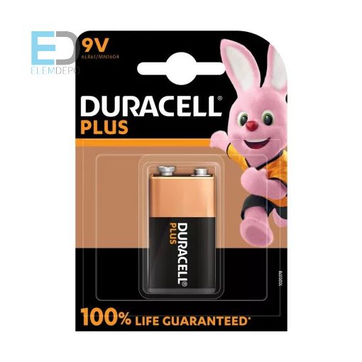 Duracell Plus Power MN1604 9V NEW +100% Extra Life
