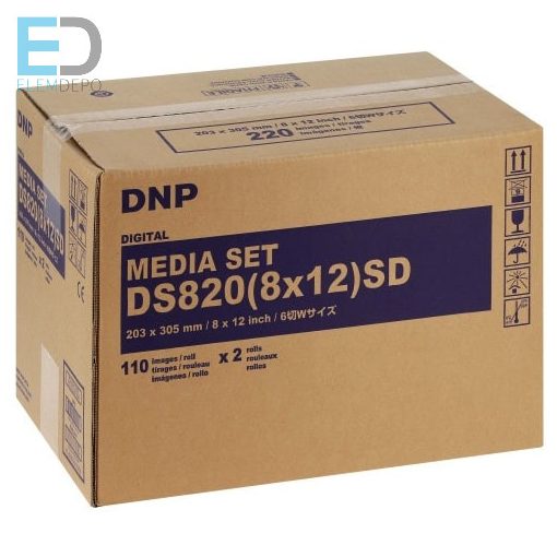 DNP DS820 203 x305 mm SD (220 prints/8x12")