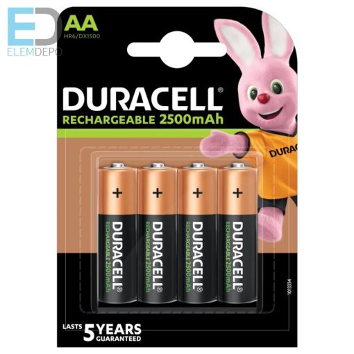 Duracell Stay Charged 2500 mAh AA accu B4 NEW ( ceruza akkumulátor 1 db )