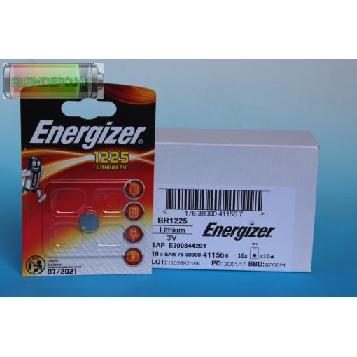 Energizer BR1225 CR1225 Lithium 3V