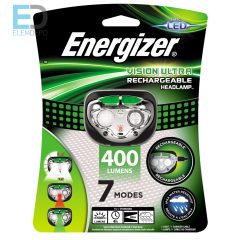   Energizer Vision Ultra Rechargeabla Headlamp 400 Lumens tölthető fejlámpa