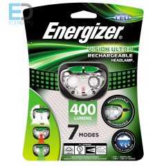  Energizer Vision Ultra Rechargeable Headlamp 400 Lumens tölthető fejlámpa