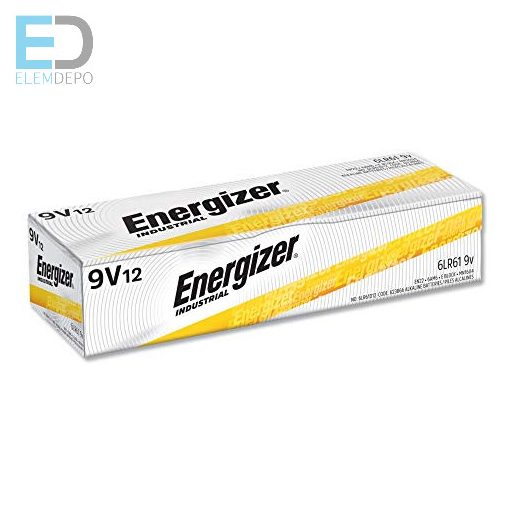 Energizer Industrial 9V 6LR61 B12
