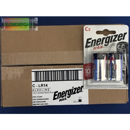 Energizer Max C NEW LR14 B2 1,5V   (1db elem )