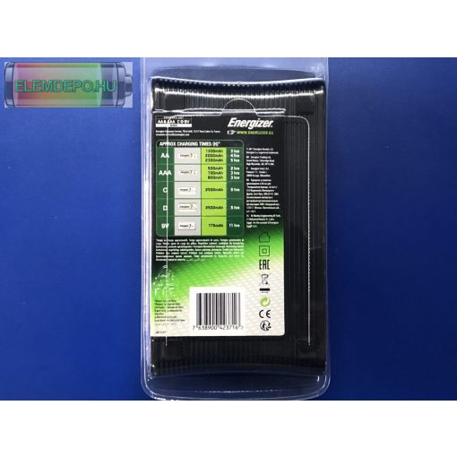 ENERGIZER UNIVERSAL akkutöltő accu recharge universal AA, AAA, C, D, 9V World's No.1 Elemtöltő, univerzális, AA/AAA/C/D/9V, ENERGIZER