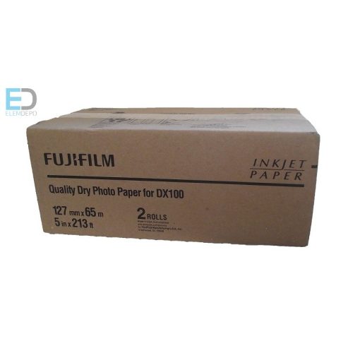 Fuji Drylab  DX100 12,7 cm x 65 m. Glossy (8,255 m2) Fuji DX100 és Epson D700 nyomtatókhoz