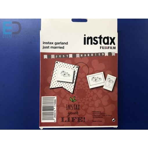 Fuji Instax Girlande / Festoon " Just Married "