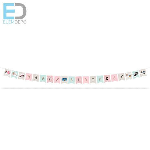 Fuji Instax Girlande / Festoon " Happy Birthday"