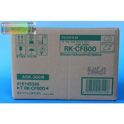 Fuji T-RK CF 800  10 x 15 (4" x 6" 800 prints ) ASK-300