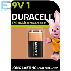 Duracell Akku 9V Rechargeable HR9V 9V 170mAh  NiMH 
