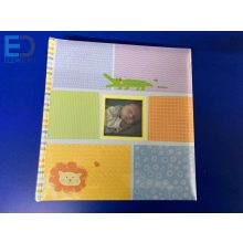 Fotóalbum 10 x 15cm -200 kép könyvkötött, memós, cserélhető ablakos borítókép " Oroszlán "