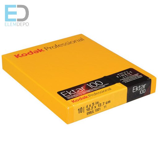 Kodak Ektar 100 4 x 5in. 10,2cm x 12,7cm  síkfilm 10 lap / doboz ( színes negatív síkfilm )