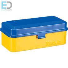 Kodak filmtartó tároló doboz ( yellow-blue cap) 8 tekercs 120 vagy 10 tekercs 135 (35mm) analóg film tárolására