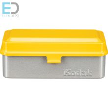 Kodak filmartó doboz ezüst-sárga 8/120 vagy 10/35mm filmekhez