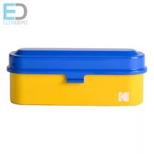 Kodak filmtartó tároló doboz ( yellow-blue cap) 5 tekercs 135 (35mm) film tárolására