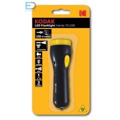   Kodak elemlámpa LED Flashlight Handy 70 USB tölthető Li-Ion