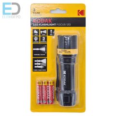 Kodak LED Flashlight Focus 120 elemlámpa ( 3 x AAA )