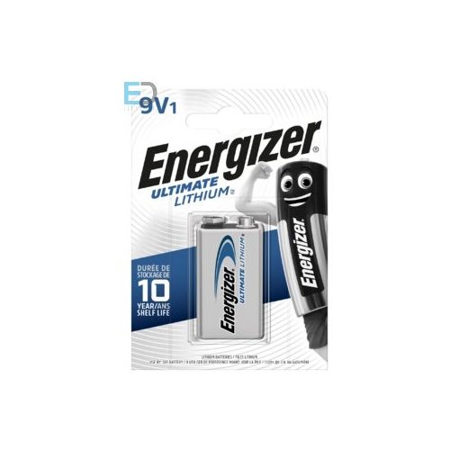 Energizer Ultimate Lithium 9V elem L522