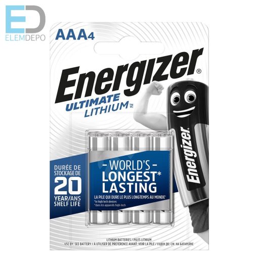 Energizer Ultimate Lithium  L92 AAA LR03 B4 ( 1 db ár )