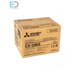   Mitsubishi CK-D868 Media Set 15 x 20cm ( 6" x 8" ) ( 2 x 430 10 x 15cm prints or 2 x 215 15 x 20cm prints ) )