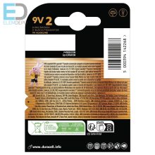 Duracell Plus MN1604 9V B2