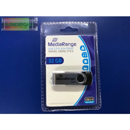 MediaRange USB 2.0 Stick 32GB Pen Drive-Flash Drive USB 2.0 MR911 High Speed