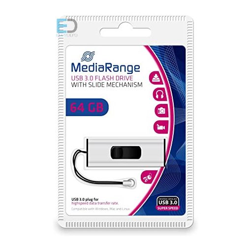 MediaRange USB 3.0 Stick 64 GB MR917 Pendrive-Flashdrive Super Speed Flash Drive