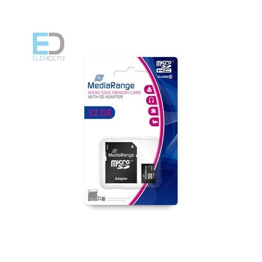 MediaRange Micro SD 32 GB SDHC Class10 MR959