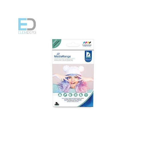 MediaRange Premium Inkjet Photo Paper MRINK 104 100 x 150mm 220gr 50lap