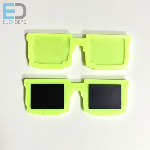 Emlékszemüveg hűtőmágnes, különböző színekben (10db / csomag)