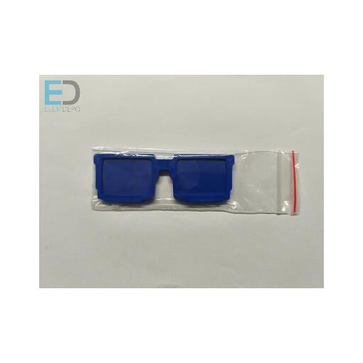 Emlékszemüveg hűtőmágnes, különböző színekben (10db / csomag)