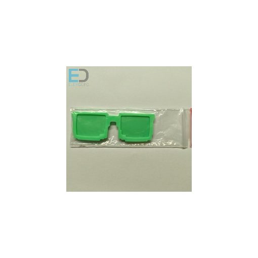 Emlékszemüveg hűtőmágnes, különböző színekben (10db / csomag)