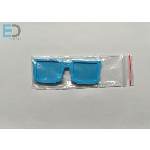 Emlékszemüveg hűtőmágnes, különböző színekben (10db / csomag)