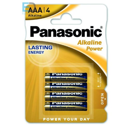 Panasonic Alkaline Power AAA LR03 B4 elem ( 1 db elem )