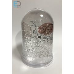 Hógömb " Óriás "-kupolás 2 képpel  (havazik)