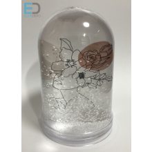 Hógömb " Óriás "-kupolás 2 képpel  (havazik)