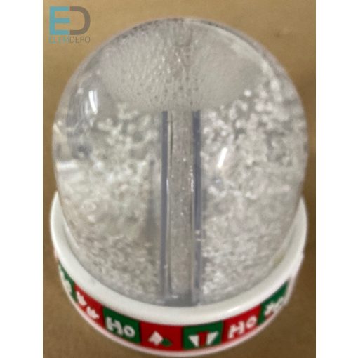 Karácsonyi hógömb  2 db cserélhető képpel