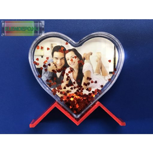 Hógömb "szív" lapos, talpas