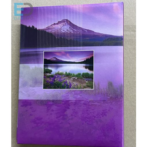 Fotóalbum 10 x 15cm / 100 kép  ( tó ) könyv formátum, bedugdosós, nem kell ragasztani