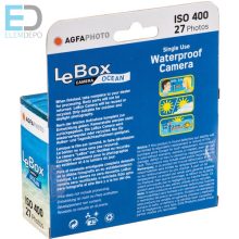 AGFA  LeBox Ocean 400-27 NEW Vízalatti eldobható, egyszer használatos fényképezőgép