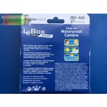 AGFA  LeBox Ocean 400-27 NEW Vízalatti eldobható, egyszer használatos fényképezőgép